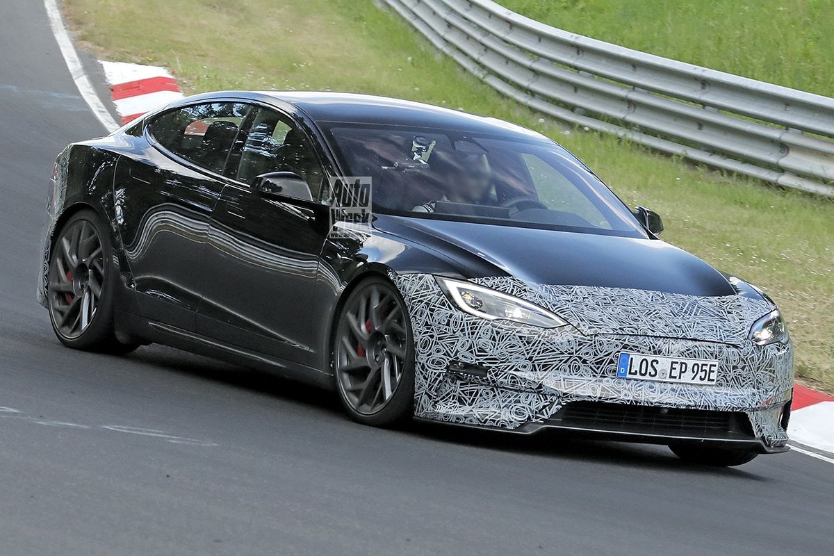 Spyshots Tesla Model S Plaid