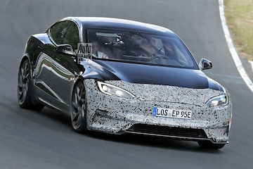 Spyshots Tesla Model S Plaid