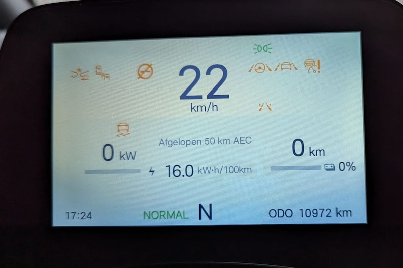 accu leeg van een BYD Dolphin