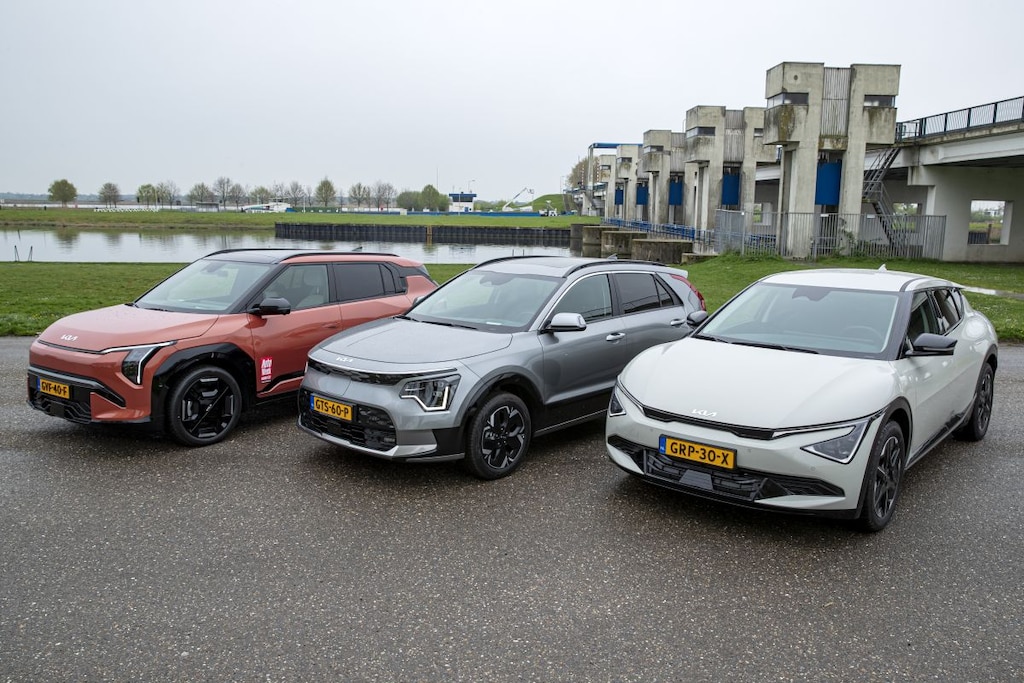 Kia EV3- Kia Niro EV-Kia EV6