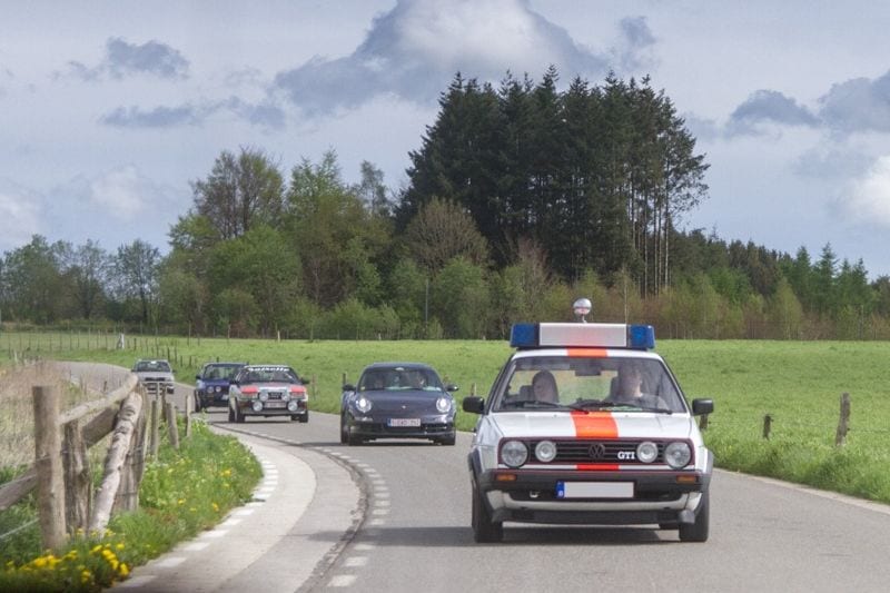 Volkswagen Golf GTI van de Belgische Rijkswacht
