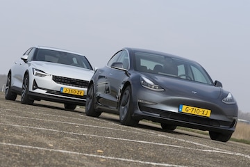 occasiondubbeltest Tesla Model 3 vs Polestar 2