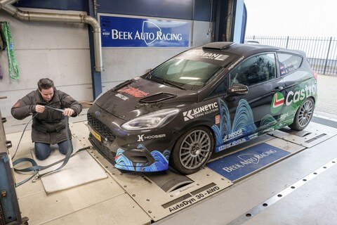 Ford Fiesta M-Sport Rally4 (2018) – Op de rollenbank