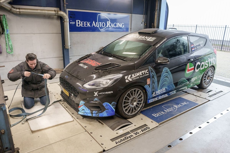Ford Fiesta M-Sport Rally4 (2018) – Op de rollenbank