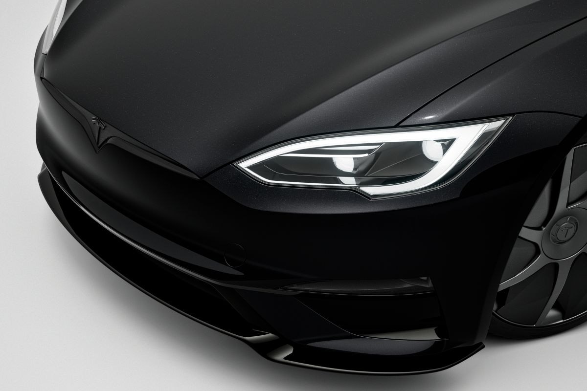 Tesla Model S fabrieksbeeld