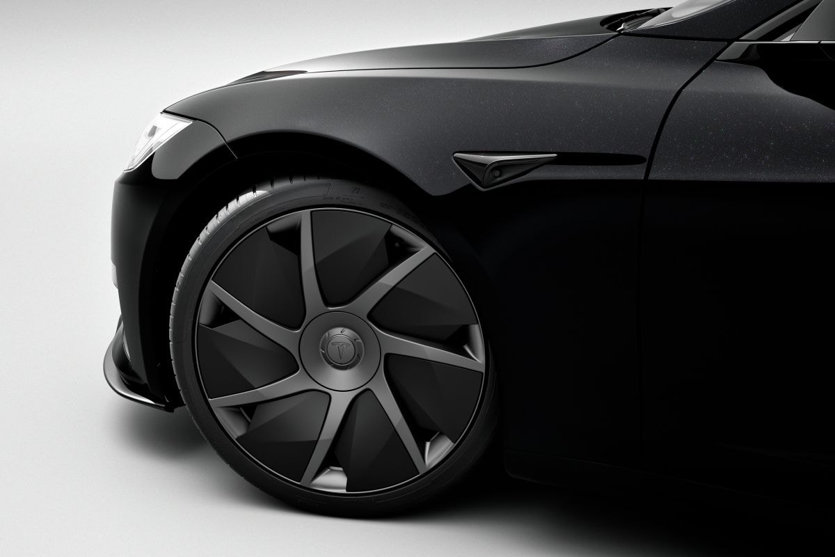 Tesla Model S fabrieksbeeld
