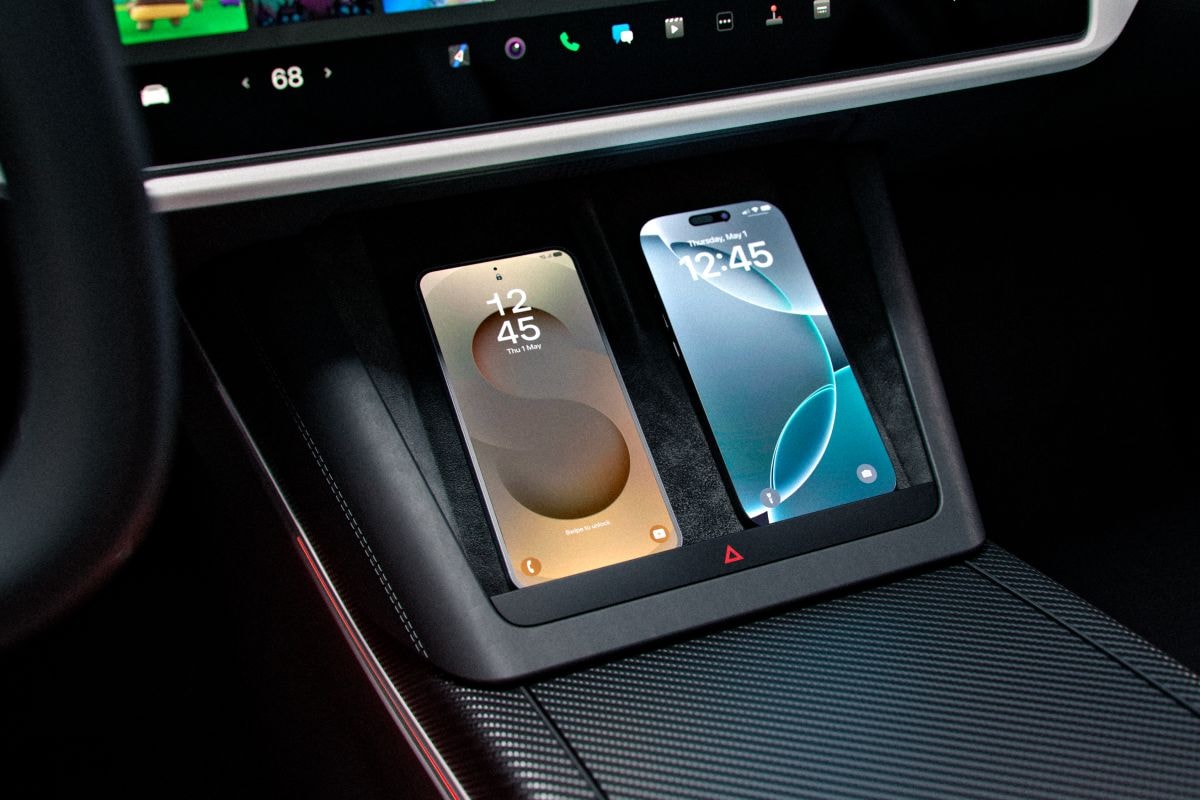 Tesla Model S fabrieksbeeld
