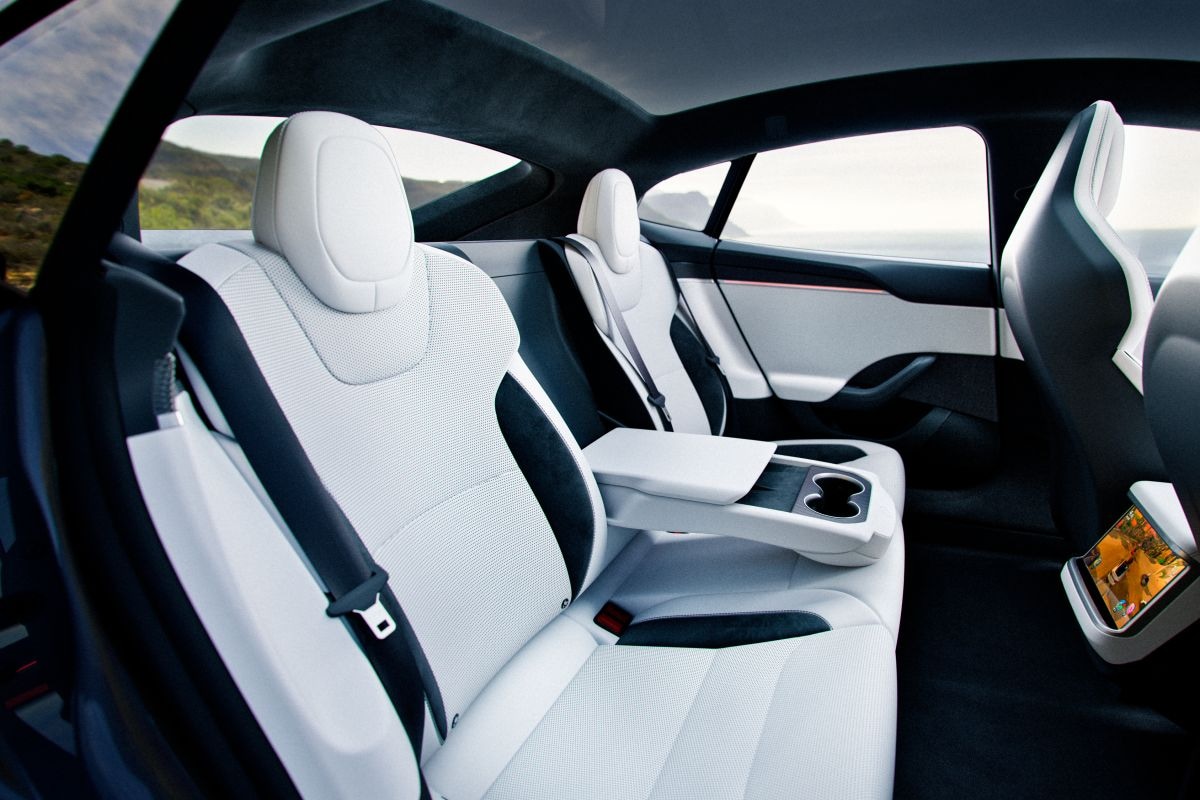 Tesla Model S fabrieksbeeld