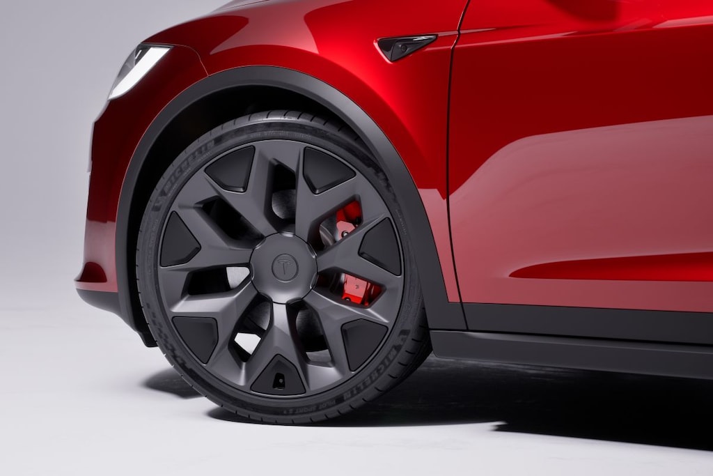 Tesla Model X fabrieksbeeld