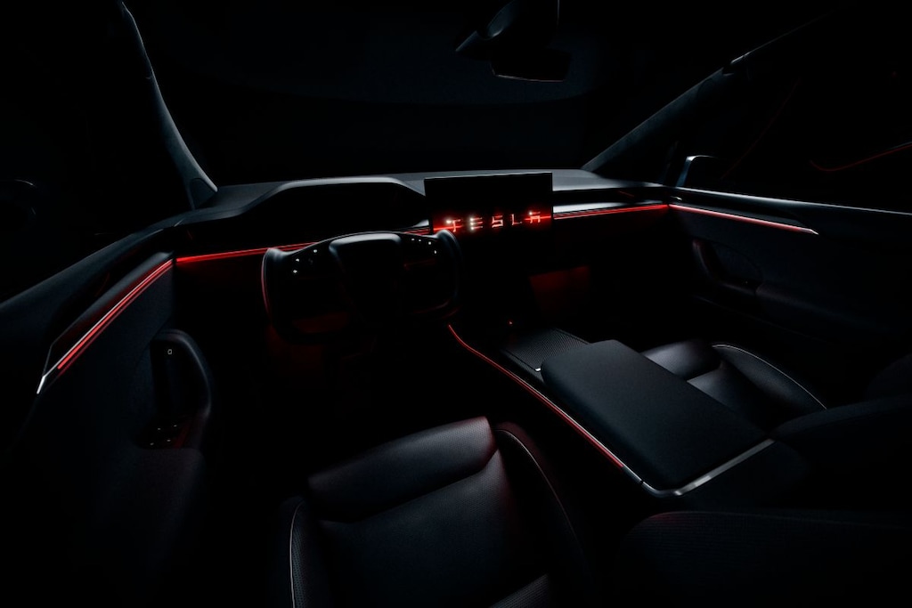 Tesla Model X fabrieksbeeld