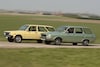 Renault 12 Break en Fiat 131 Mirafiori Familiale 