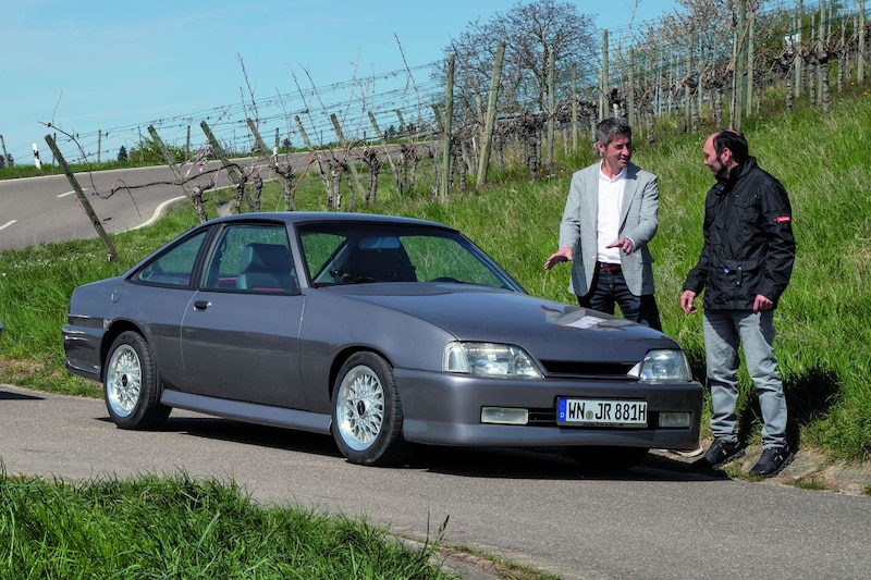 Opel Manta met Omega-neus Irmscher Opium