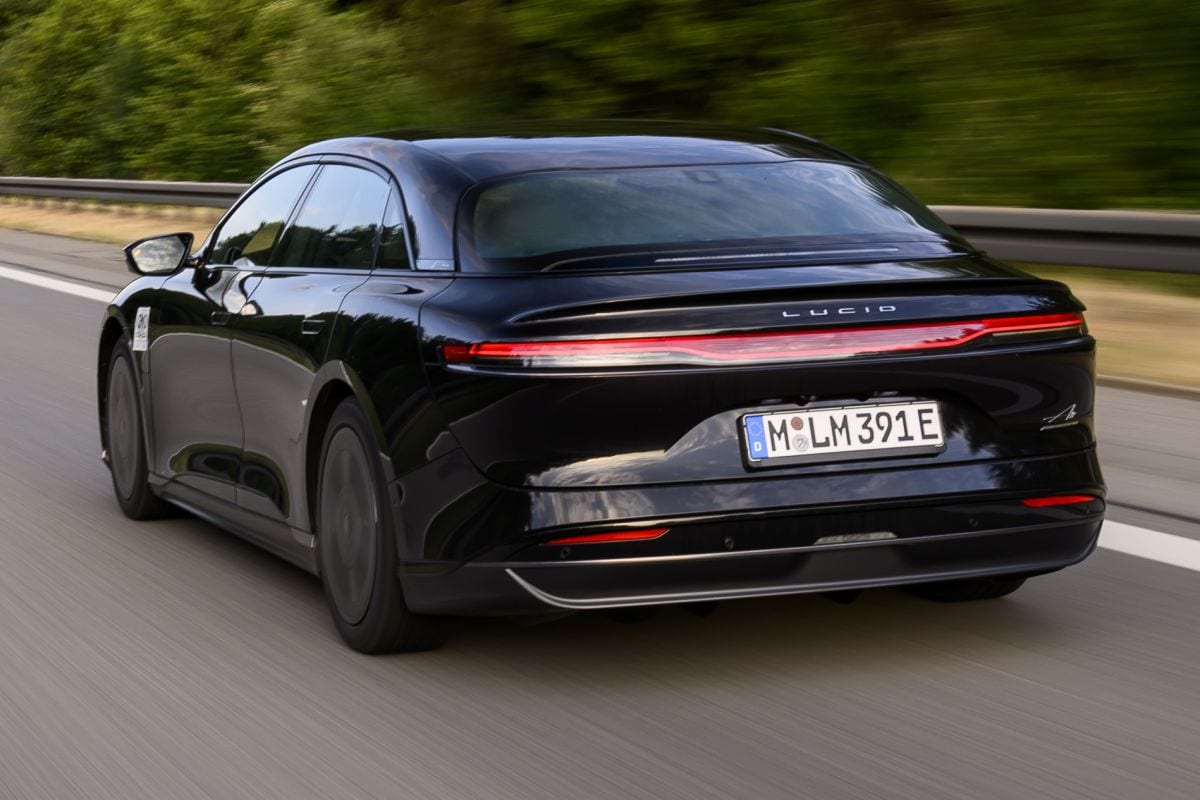 Lucid Air Grand Touring record
