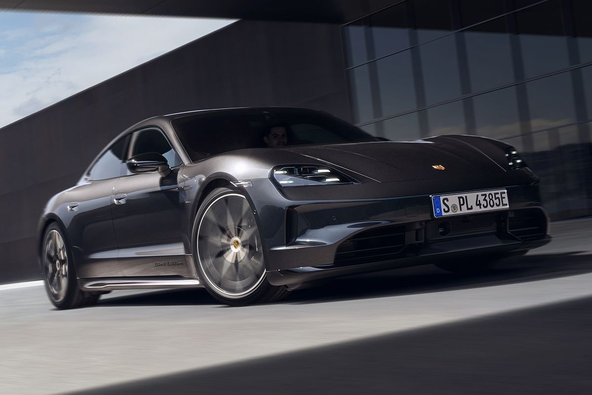 Porsche Taycan en Cayenne Black Edition