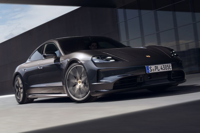 Porsche Taycan en Cayenne Black Edition