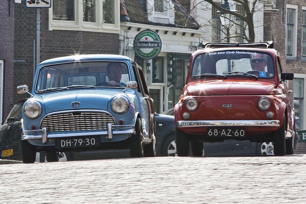 Fiat 500 en Mini