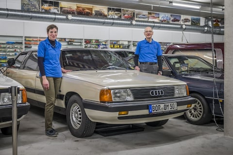 Net over de grens vind je deze fantastische Audi- en miniatuurcollectie van Thomas en Karin