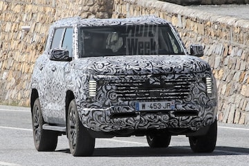 Mistubishi Pajero spyshots