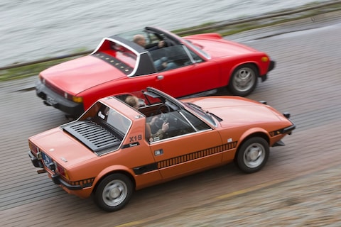 Toppers uit de targatijd - VW-Porsche 914 vs. Fiat X 1/9