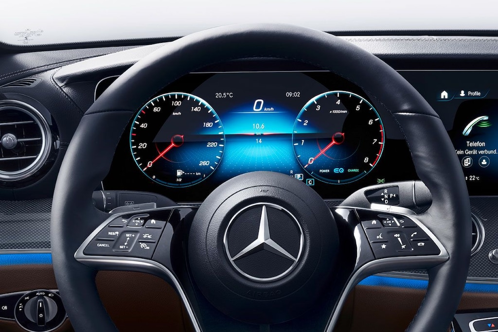 Mercedes automaathendel Leapmotor