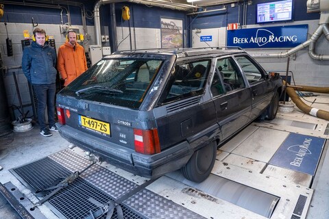 Citroën BX Break TZD Turbo Evasion (1992) - Op de rollenbank
