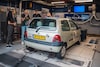 Renault Twingo op de rollenbank