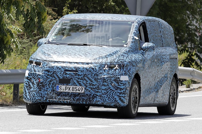 Mercedes-Benz V-klasse spyshots