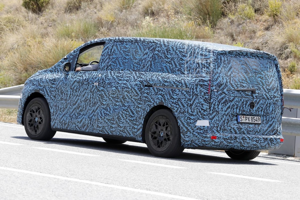 Mercedes-Benz V-klasse spyshots