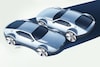 Volkswagen concept schets elektrische coupe SP2
