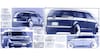 Volkswagen ID Buzz designschetsen 2009