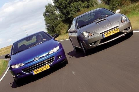 Peugeot 406 Coupé 2.2-16V - Toyota Celica 1.8 VVTL-i T Sport