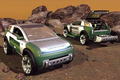 Kleintje voor Land Rover