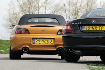 Honda S2000 vs Mercedes SLK