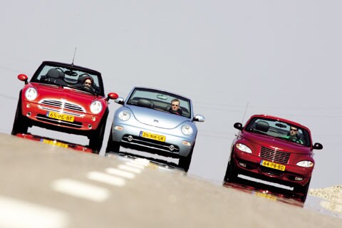 Test: Mini Cooper Cabrio – Volkswagen New Beetle cabrio 1.8T – Chrysler PT Cruiser Cabrio