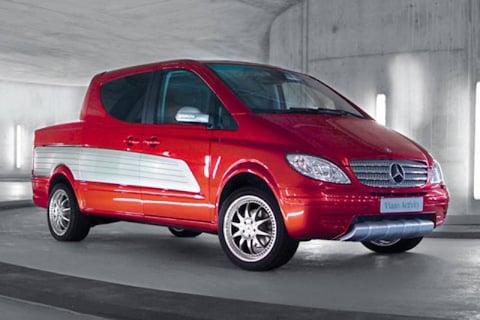 Viano Activity: pick-up van Mercedes