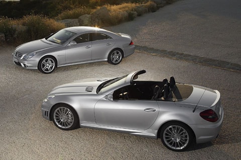 Mercedes SLK 55 AMG & CLS 55 AMG
