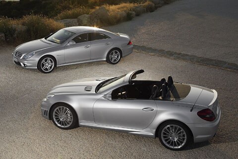 Mercedes SLK 55 AMG & CLS 55 AMG