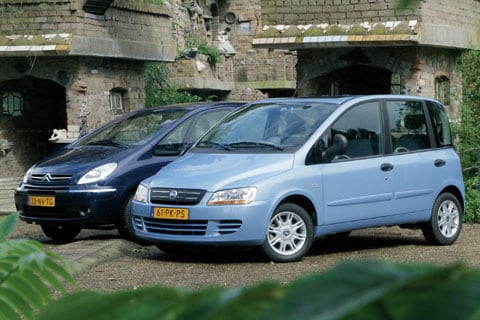 Fiat Multipla 1.9 JTD Dynamic - Citroën Xsara Picasso 1.6 HDI Exclusive