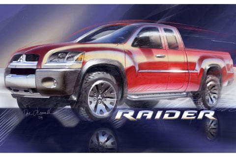 Nieuwe Mitsubishi's in Detroit