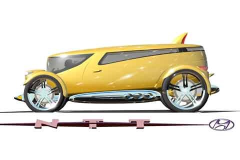 Hyundai NTT op de LA Auto Show