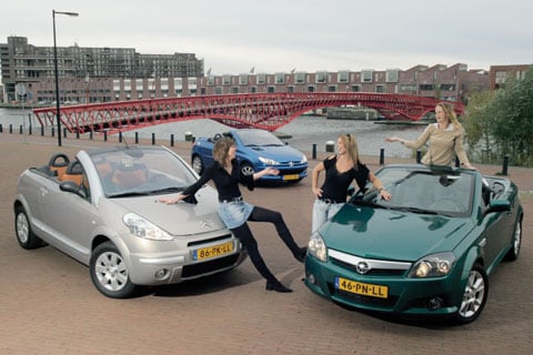Peugeot 206 CC 1.6 16V – Opel Tigra Twin Top 1.8 Sport – Citroën C3 Pluriel 1.6i