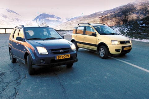 Test: Fiat Panda 1.2 4x4 Climbing - Suzuki Ignis 1.5 GLX 4x4