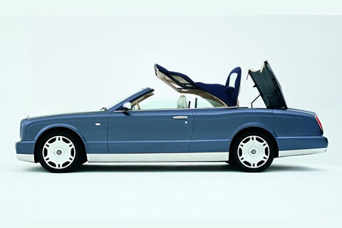 Bentley Arnage cabrio in productie