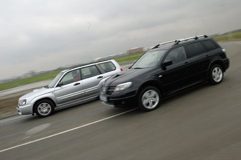 Mitsubishi Outlander Turbo – Subaru Forester 2.5 XT