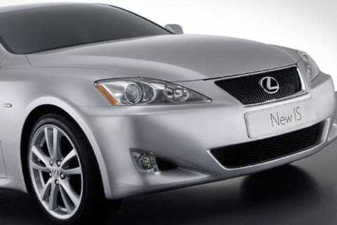 Lexus IS cabrio in januari