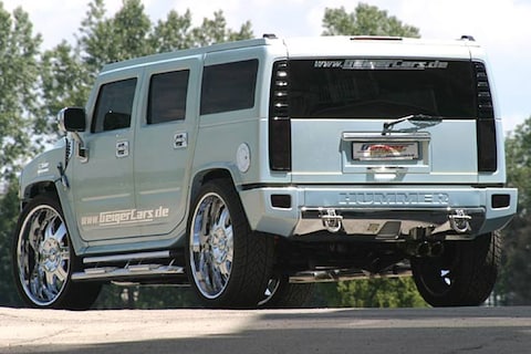 Super-Hummer heeft Corvette-motor