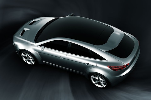 "Productieversie Mitsubishi Sportback in 2008"