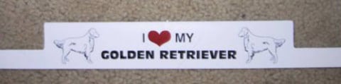 I love my golden retriever