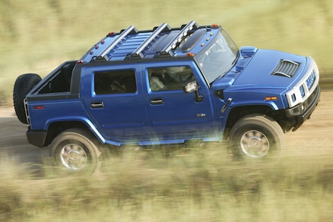 Hummer ziet blauw