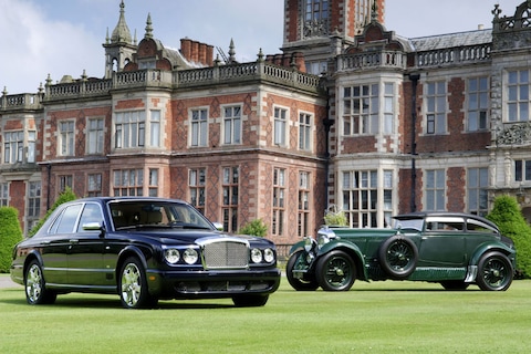 Bentley Arnage Blue Train herdenkt auto-trein race